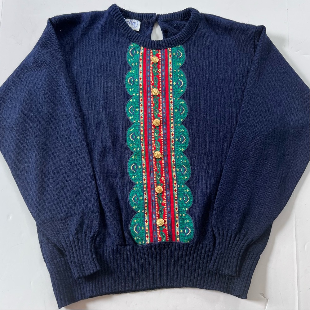 Vintage 80s Leslie Fay Sweater